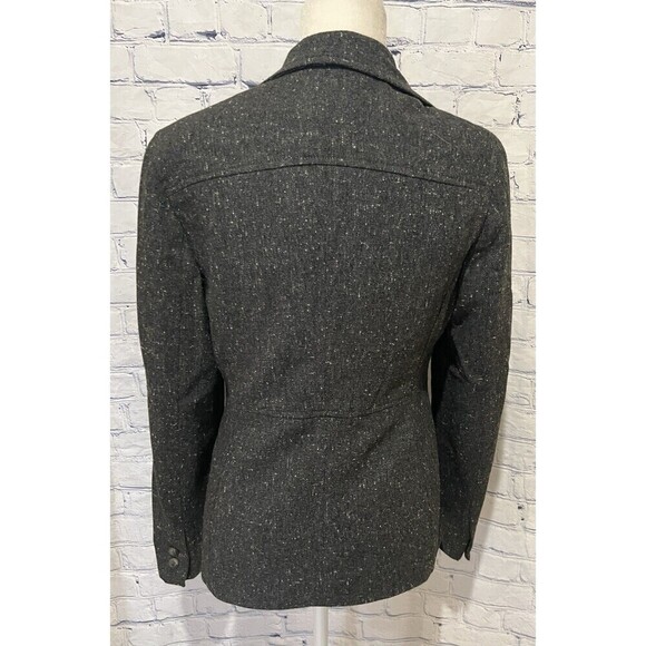 Express vintage Grey With Specks one button single button blazer junior 7/8 - Picture 4 of 8